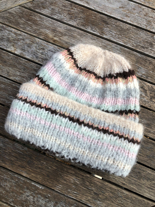 Kuschelige Alpaka Mütze - multicolor