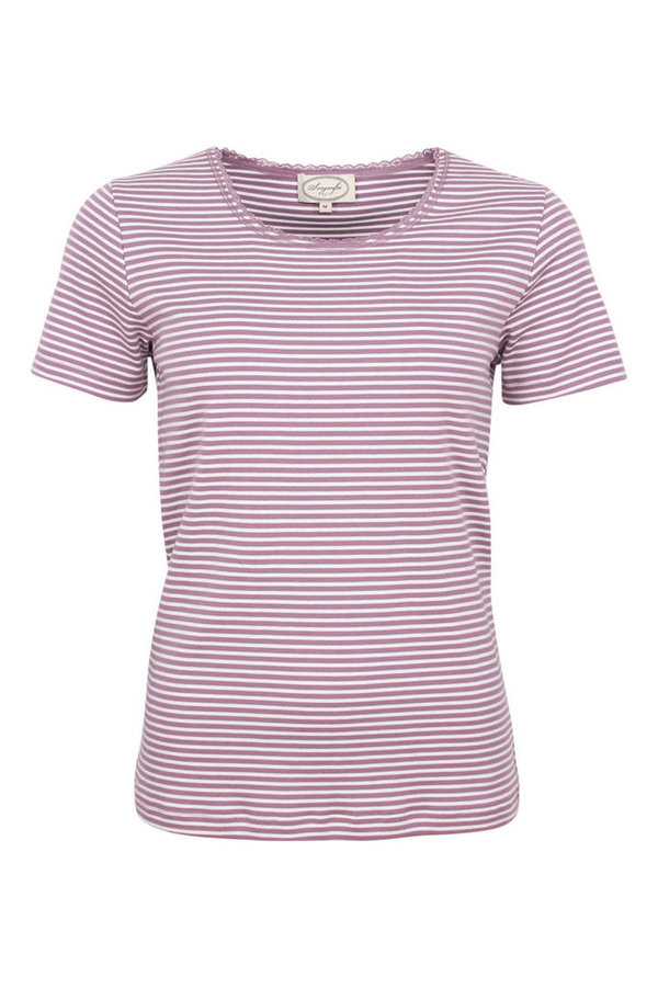 T-Shirt - gestreift - Sara - lavender